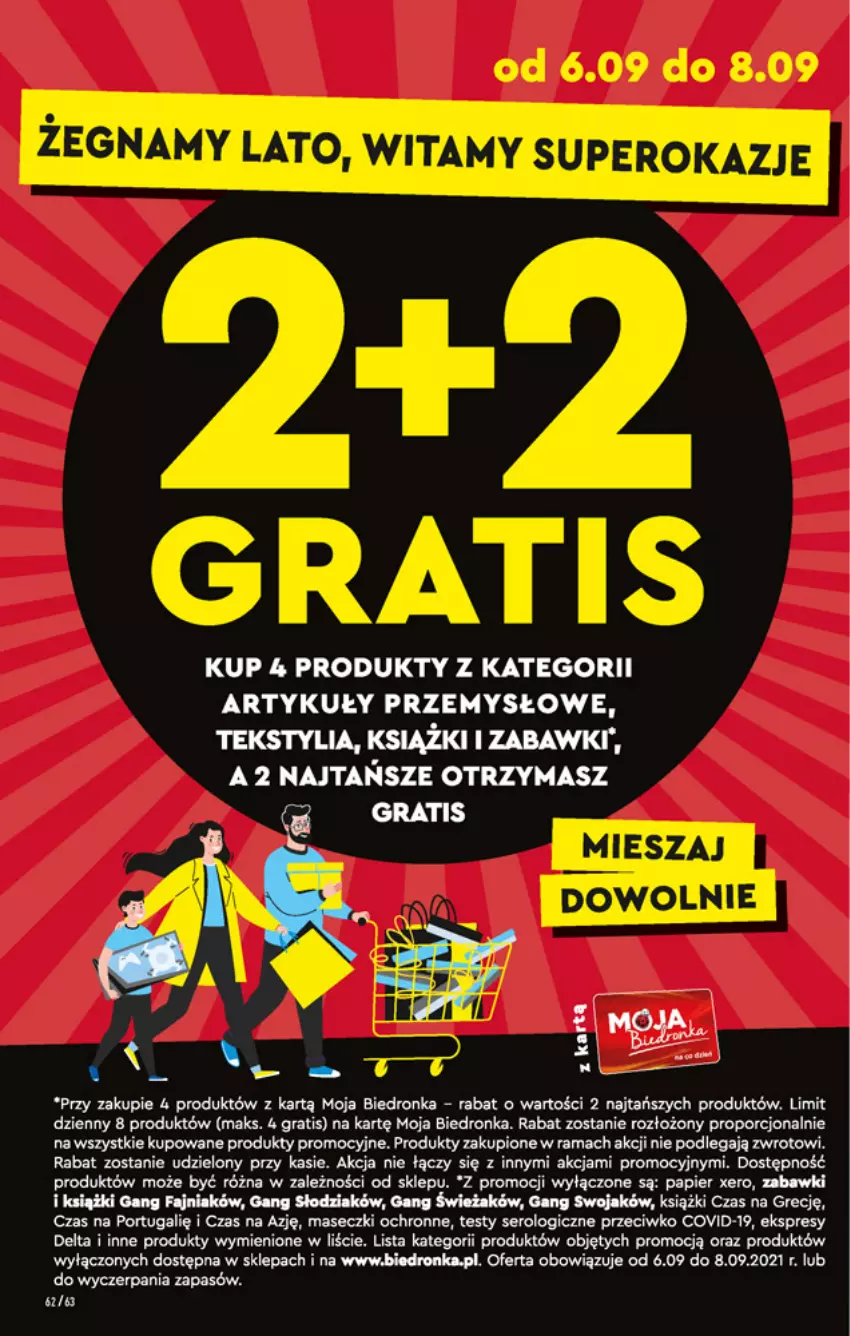 Gazetka promocyjna Biedronka - W tym tygodniu - ważna 06.09 do 11.09.2021 - strona 62 - produkty: Dron, Fa, Gra, Papier, Por, Rama, Ser