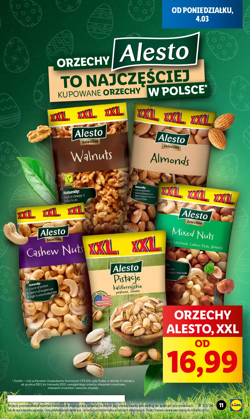 Gazetka promocyjna Lidl - GAZETKA - ważna 04.03 do 06.03.2024 - strona 11 - produkty: Migdały, Top