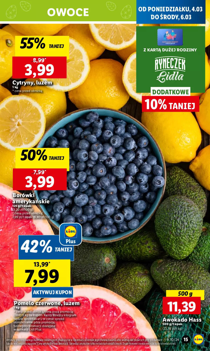 Gazetka promocyjna Lidl - GAZETKA - ważna 04.03 do 06.03.2024 - strona 17 - produkty: Chleb, Cytryny, Gra, Olej, Owoce, Pomelo, Ser