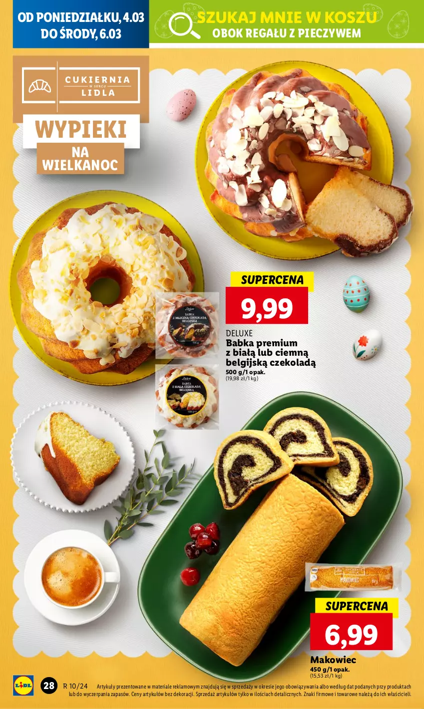 Gazetka promocyjna Lidl - GAZETKA - ważna 04.03 do 06.03.2024 - strona 30 - produkty: Babka, Kosz, LG, Makowiec, Piec, Regał