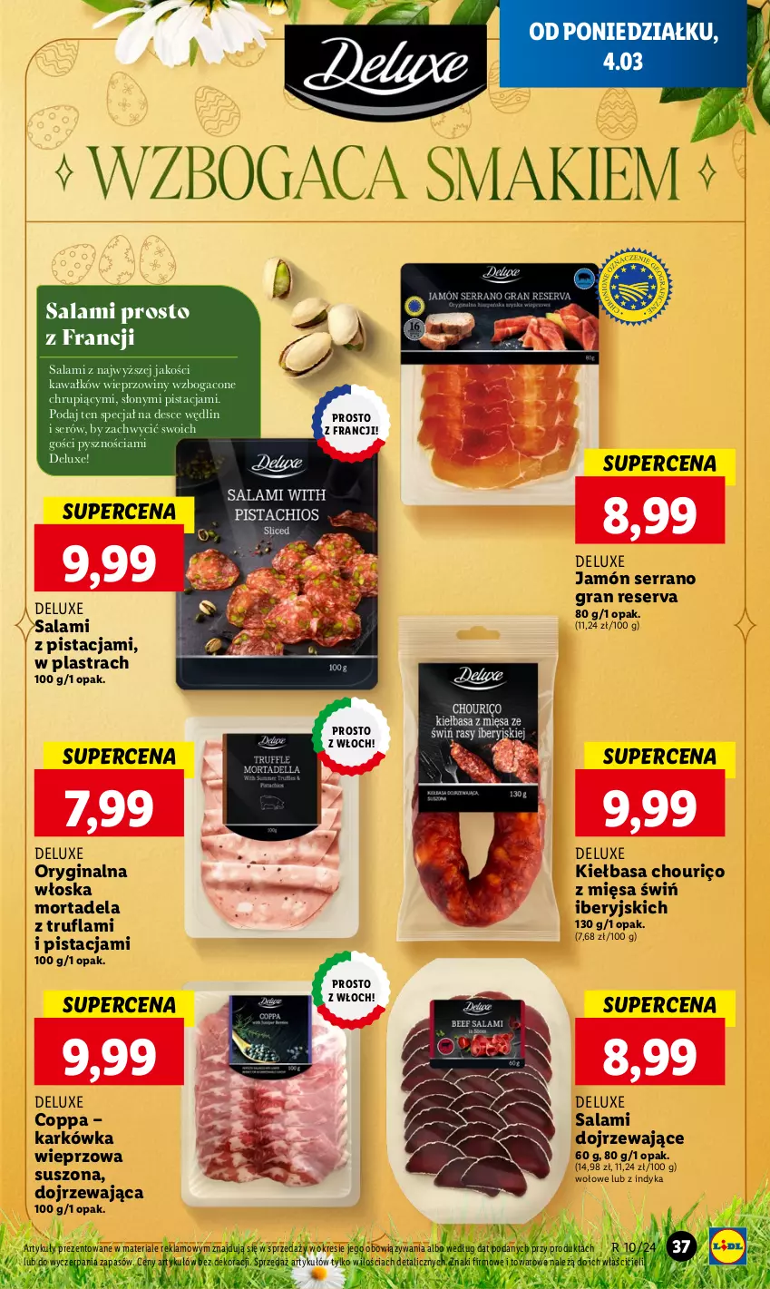 Gazetka promocyjna Lidl - GAZETKA - ważna 04.03 do 06.03.2024 - strona 41 - produkty: Gin, Gra, Jamón serrano, Karkówka wieprzowa, Kawa, Kiełbasa, Salami, Ser