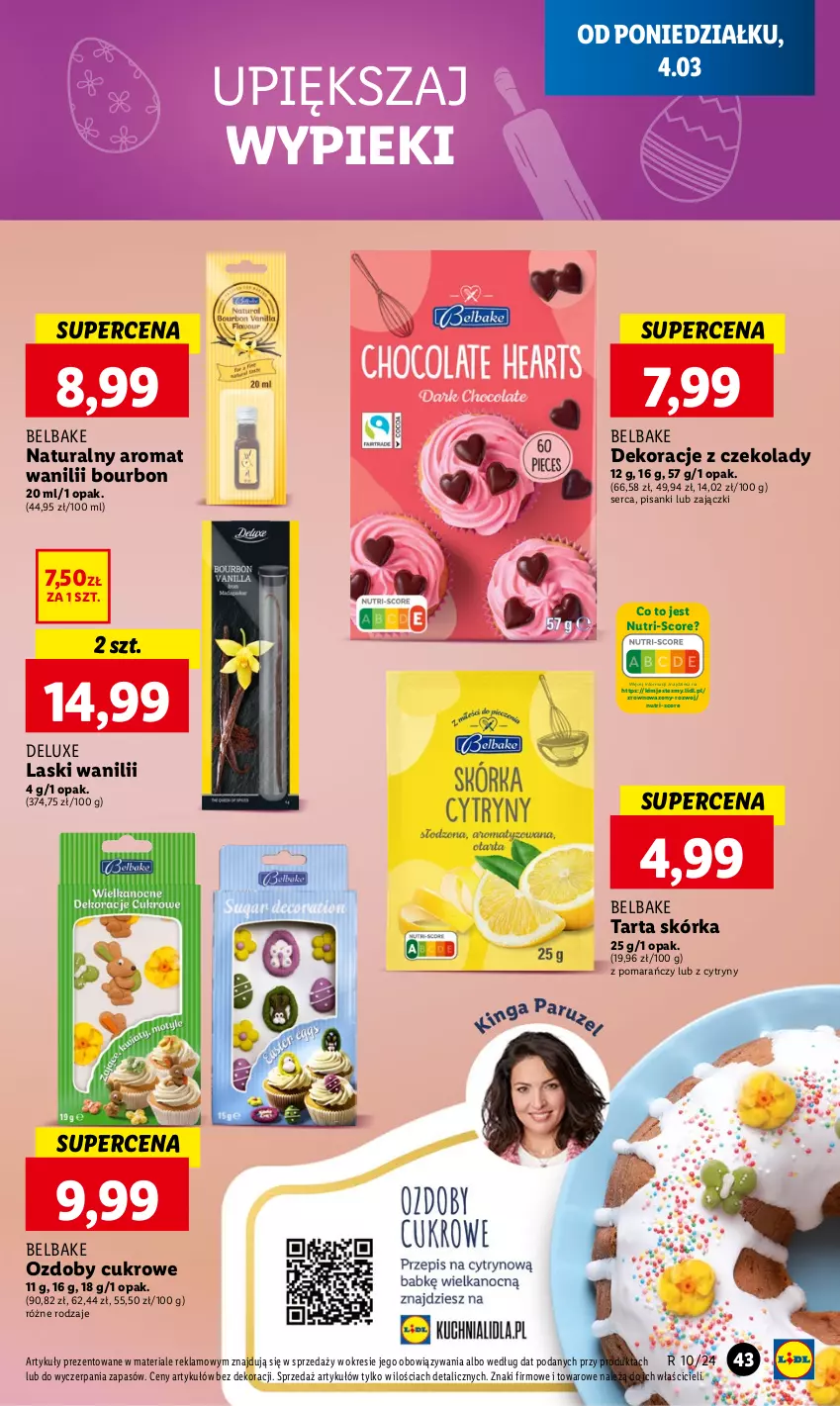 Gazetka promocyjna Lidl - GAZETKA - ważna 04.03 do 06.03.2024 - strona 47 - produkty: Bourbon, Cytryny, Sanki, Ser, Tarta, Wazon