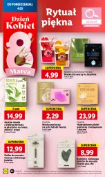 Gazetka promocyjna Lidl - GAZETKA - Gazetka - ważna od 06.03 do 06.03.2024 - strona 26 - produkty: Hydrożelowe płatki pod oczy, Top, Pax, Kolagen, Roller do masażu twarzy, Maska do twarzy, Roller, Maska