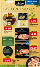 Gazetka promocyjna Lidl - GAZETKA - Gazetka - ważna od 06.03 do 06.03.2024 - strona 43 - produkty: Makaron, Sos, Ser, Sałat, Pizza, Pieprz, Pellet, Krewetki, Tuńczyk, Bazyl