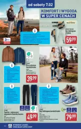 Gazetka promocyjna Aldi - Artykuły przemysłowe i tekstylia - Gazetka - ważna od 07.02 do 07.02.2026 - strona 14 - produkty: Top, Por, Buty, Szorty, Kije, Bluza polarowa, Bieżnik, Spodnie, Bluza, LG