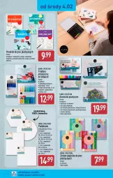 Gazetka promocyjna Aldi - Artykuły przemysłowe i tekstylia - Gazetka - ważna od 07.02 do 07.02.2026 - strona 6 - produkty: Por, Papier, Flamastry, Pojemnik, Wełna, Obraz, Fa