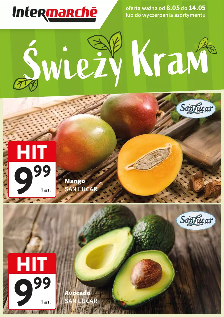 Gazetka promocyjna Intermarche - Gazetka Intermarche - ważna 08.05 do 14.05.2025 - strona 1 - produkty: Avocado, Mango