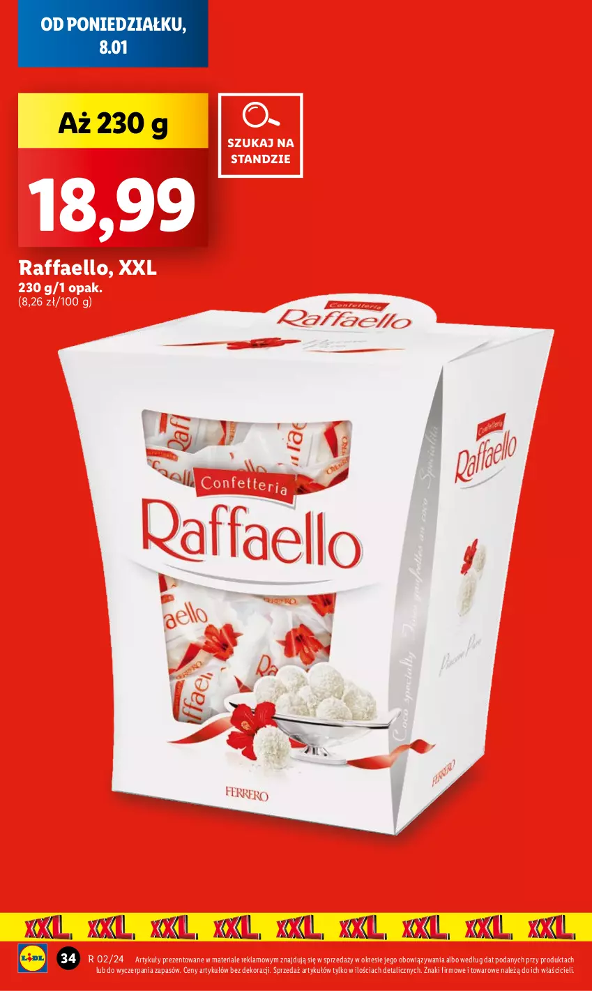 Gazetka promocyjna Lidl - GAZETKA - ważna 08.01 do 10.01.2024 - strona 36 - produkty: Fa, Raffaello