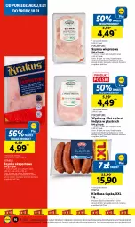 Gazetka promocyjna Lidl - GAZETKA - Gazetka - ważna od 10.01 do 10.01.2024 - strona 18 - produkty: Krakus, Por, Pur, Gra, Szynka wieprzowa, Filet z piersi indyka, Szynka, PIKOK, Sport, Olej, Kiełbasa, Kiełbasa śląska