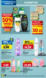 Gazetka promocyjna Lidl - GAZETKA - Gazetka - ważna od 10.01 do 10.01.2024 - strona 58 - produkty: Hydrożelowe płatki pod oczy, Elseve, Palmolive, Dezodorant, Balsam do ciała, Perfecta, Krem przeciwzmarszczkowy, Dove, Mars, Odżywka, Olej