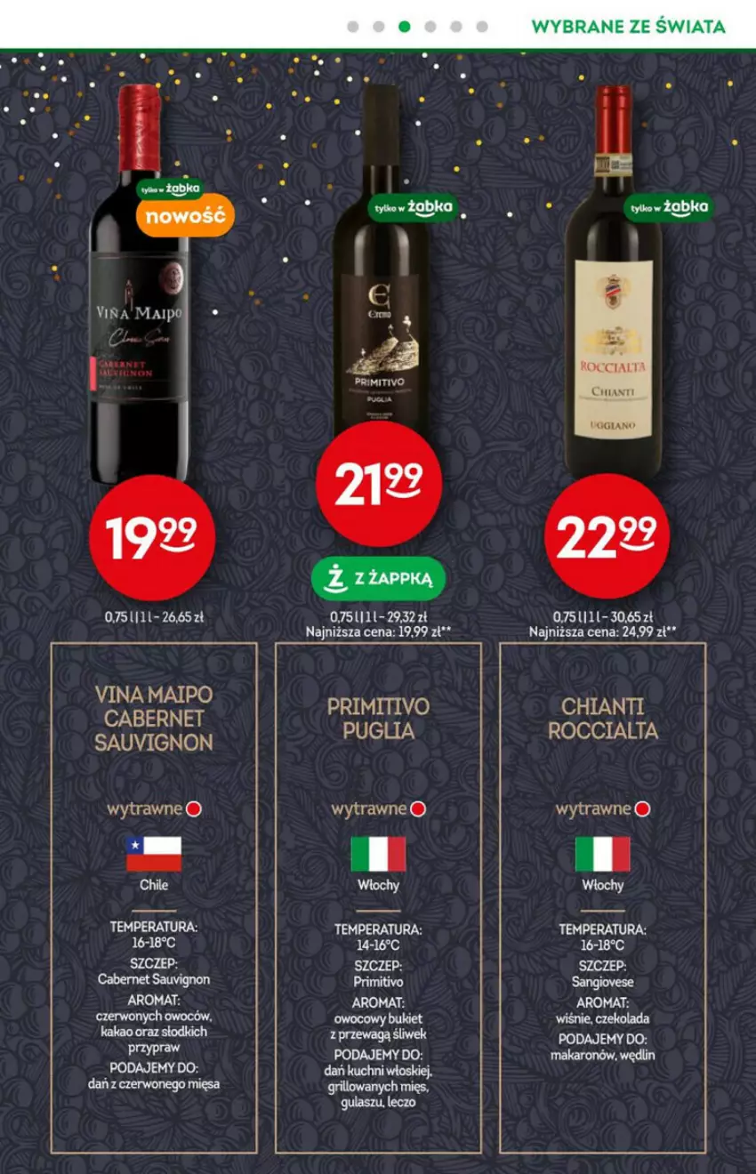 Gazetka promocyjna Żabka - ważna 10.01 do 16.01.2024 - strona 13 - produkty: Bukiet, Cabernet Sauvignon, Chia, Chianti, Grill, HP, Kakao, Makaron