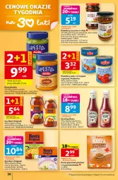 Gazetka promocyjna Auchan - Gazetka 30 Lat Hipermarket Auchan - Gazetka - ważna od 30.09 do 30.09.2026 - strona 26 - produkty: Ketchup, Sos, Ryż, Gin, Gry, Pesto, Podravka, Be Be, Barilla, Kasza, Olej, Pomidory, Heinz, Kasza gryczana