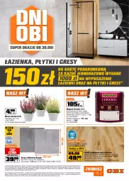 Gazetka promocyjna Obi - Gazetka OBI - Gazetka - ważna od 30.09 do 30.09.2025 - strona 1 - produkty: Top, Sok, Por, Telefon, Dres, Farba ceramiczna, Magnat Ceramic, Gres, Fa