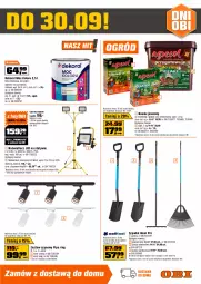 Gazetka promocyjna Obi - Gazetka OBI - Gazetka - ważna od 30.09 do 30.09.2025 - strona 13 - produkty: Naświetlacz LED, Ser, Por, Gra, Farba lateksowa, Wałek, Naświetlacz, Farba ceramiczna, Magnat Ceramic, Roller, Dekoral, Nawóz, Ogród, Fa