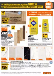 Gazetka promocyjna Obi - Gazetka OBI - Gazetka - ważna od 30.09 do 30.09.2025 - strona 5 - produkty: Bateria umywalkowa, Bateria prysznicowa, Top, Sok, Ser, Gin, Inka, Bateria kuchenna, Geoflex, Rama, Zlew, Kuchnia, Klej, Tran, Tusz, Lack, Bateria wannowa, Syfon, Bateria, Gres, Fa