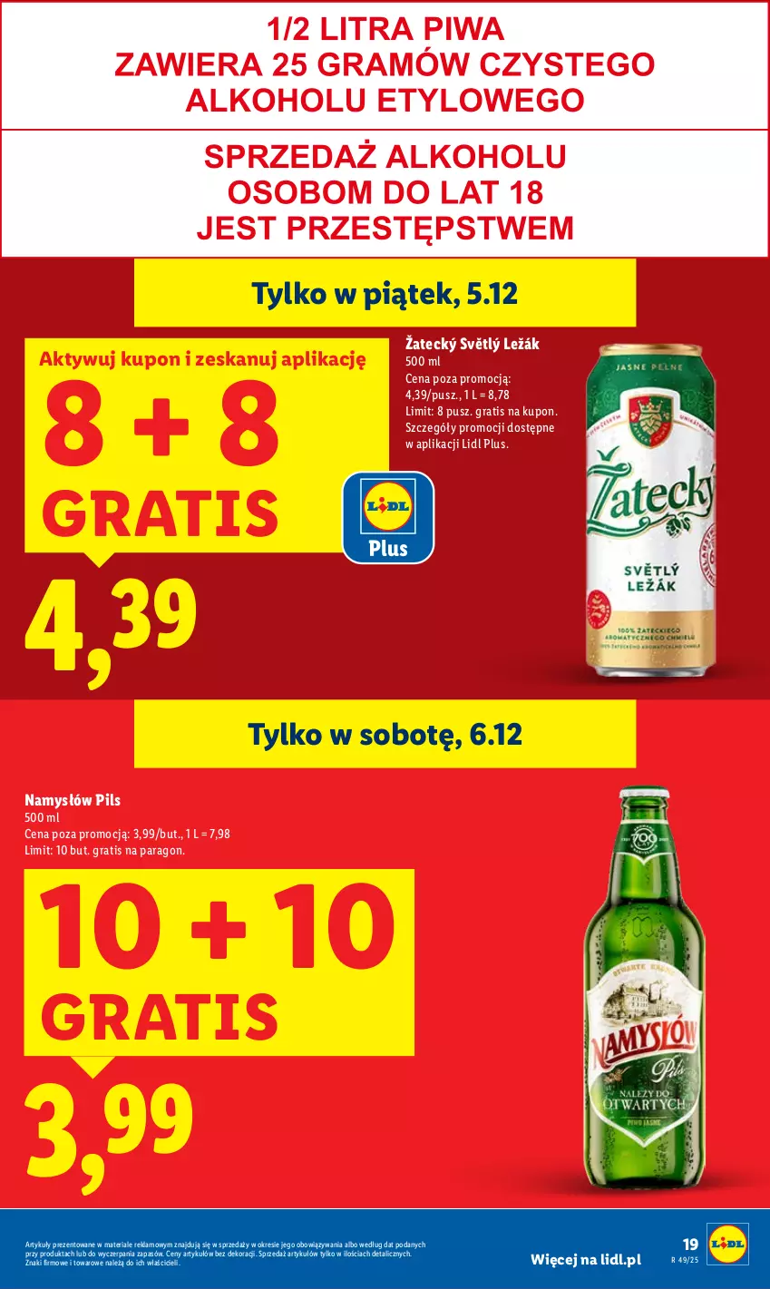 Gazetka promocyjna Lidl - GAZETKA - ważna 04.12 do 07.12.2025 - strona 19 - produkty: Gra, Namysłów