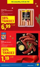 Gazetka promocyjna Lidl - GAZETKA - Gazetka - ważna od 07.12 do 07.12.2025 - strona 13 - produkty: Parówki, Parówki z szynki, PIKOK, Morliny, Kiełbasa, Kiełbasa śląska
