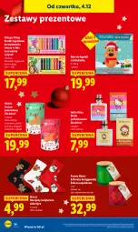 Gazetka promocyjna Lidl - GAZETKA - Gazetka - ważna od 07.12 do 07.12.2025 - strona 36 - produkty: Woda perfumowana, Zestaw prezentowy, Długopis, Perfum, Karp, Klej, Dzieci, Woda, Obraz