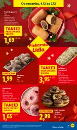 Gazetka promocyjna Lidl - GAZETKA - Gazetka - ważna od 07.12 do 07.12.2025 - strona 41 - produkty: Piec, Pączek, Piernik, Zapiekanka, Pieczarka, Donut