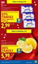 Gazetka promocyjna Lidl - GAZETKA - Gazetka - ważna od 07.12 do 07.12.2025 - strona 5 - produkty: Cytryny, Pilos, Masło