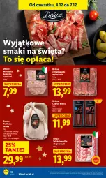 Gazetka promocyjna Lidl - GAZETKA - Gazetka - ważna od 07.12 do 07.12.2025 - strona 52 - produkty: Perliczka, Salami, Tusz