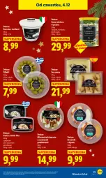 Gazetka promocyjna Lidl - GAZETKA - Gazetka - ważna od 07.12 do 07.12.2025 - strona 53 - produkty: Ser, Ser owczy, Oliwki, Burrata, Kawa mielona, Kawa, Pieprz, Kalmar, Krewetki, Feta