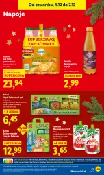 Gazetka promocyjna Lidl - GAZETKA - Gazetka - ważna od 07.12 do 07.12.2025 - strona 55 - produkty: Piernik, Sok, Por, Mus, Kaktus, Napoje, Tymbark, Limonka, Kubuś, Gres, Mango, Napój
