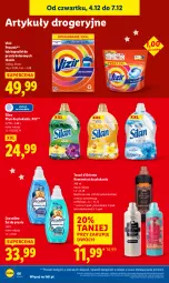 Gazetka promocyjna Lidl - GAZETKA - Gazetka - ważna od 07.12 do 07.12.2025 - strona 68 - produkty: Coccolino, Vizir, Silan, Płyn do płukania, Kapsułki do prania