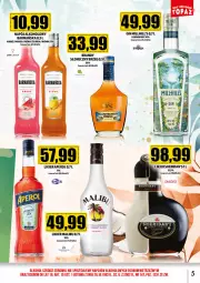 Gazetka promocyjna Topaz - Gazetka - Gazetka - ważna od 31.08 do 31.08.2024 - strona 5 - produkty: Gin, Malibu, Arbuz, Mango, Napój, Brandy, Likier, Aperol