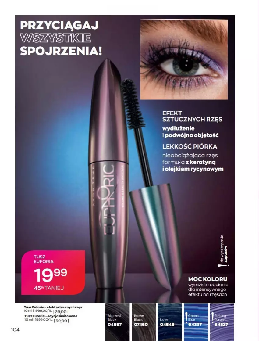 Gazetka promocyjna Avon - Katalog Avon 3/2022 kampania marzec - ważna 01.03 do 31.03.2022 - strona 104 - produkty: Lack, Olej, Tusz