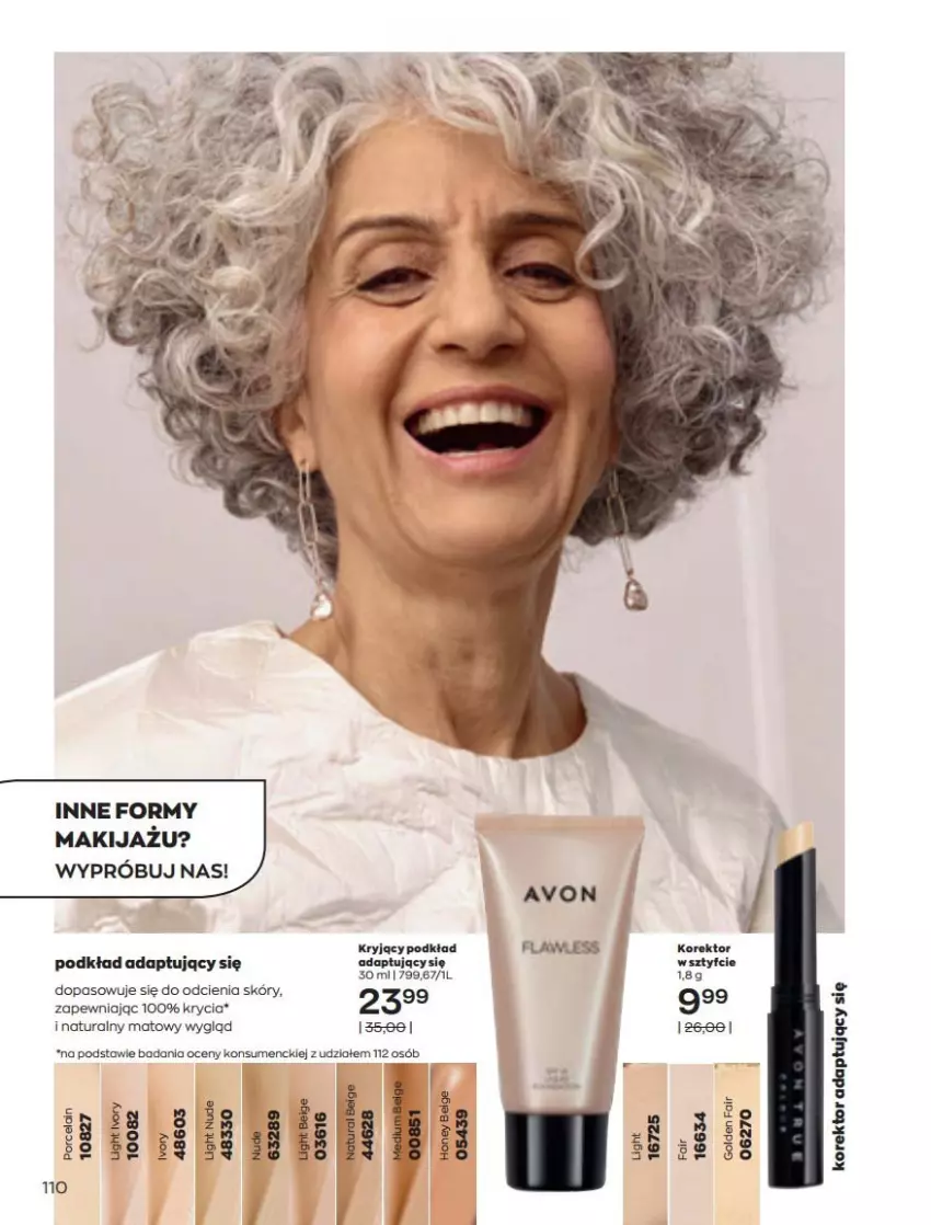 Gazetka promocyjna Avon - Katalog Avon 3/2022 kampania marzec - ważna 01.03 do 31.03.2022 - strona 110 - produkty: Podkład