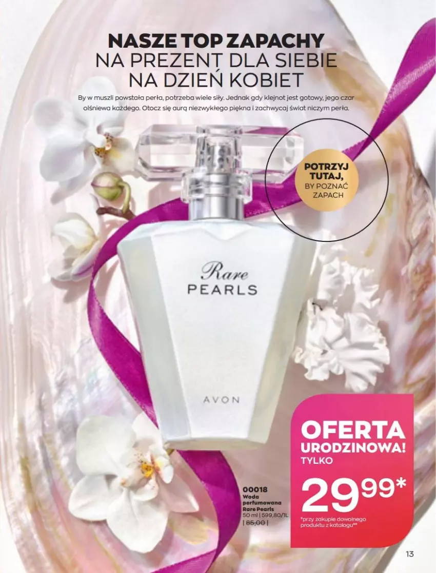 Gazetka promocyjna Avon - Katalog Avon 3/2022 kampania marzec - ważna 01.03 do 31.03.2022 - strona 13 - produkty: Klej, Mus, Perła, Top