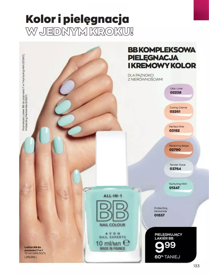 Gazetka promocyjna Avon - Katalog Avon 3/2022 kampania marzec - ważna 01.03 do 31.03.2022 - strona 133 - produkty: Dove, Lakier