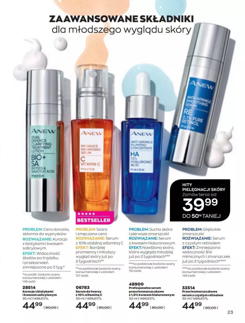 Gazetka promocyjna Avon - Katalog Avon 3/2022 kampania marzec - ważna 01.03 do 31.03.2022 - strona 23 - produkty: Gra, Mars, Rum, Ser, Serum, Tera