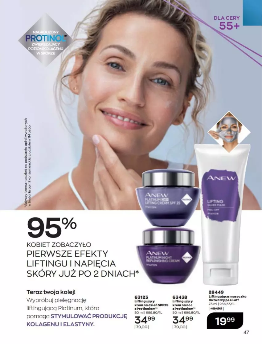 Gazetka promocyjna Avon - Katalog Avon 3/2022 kampania marzec - ważna 01.03 do 31.03.2022 - strona 47 - produkty: Acer, Fa, Kolagen, Olej, Tera