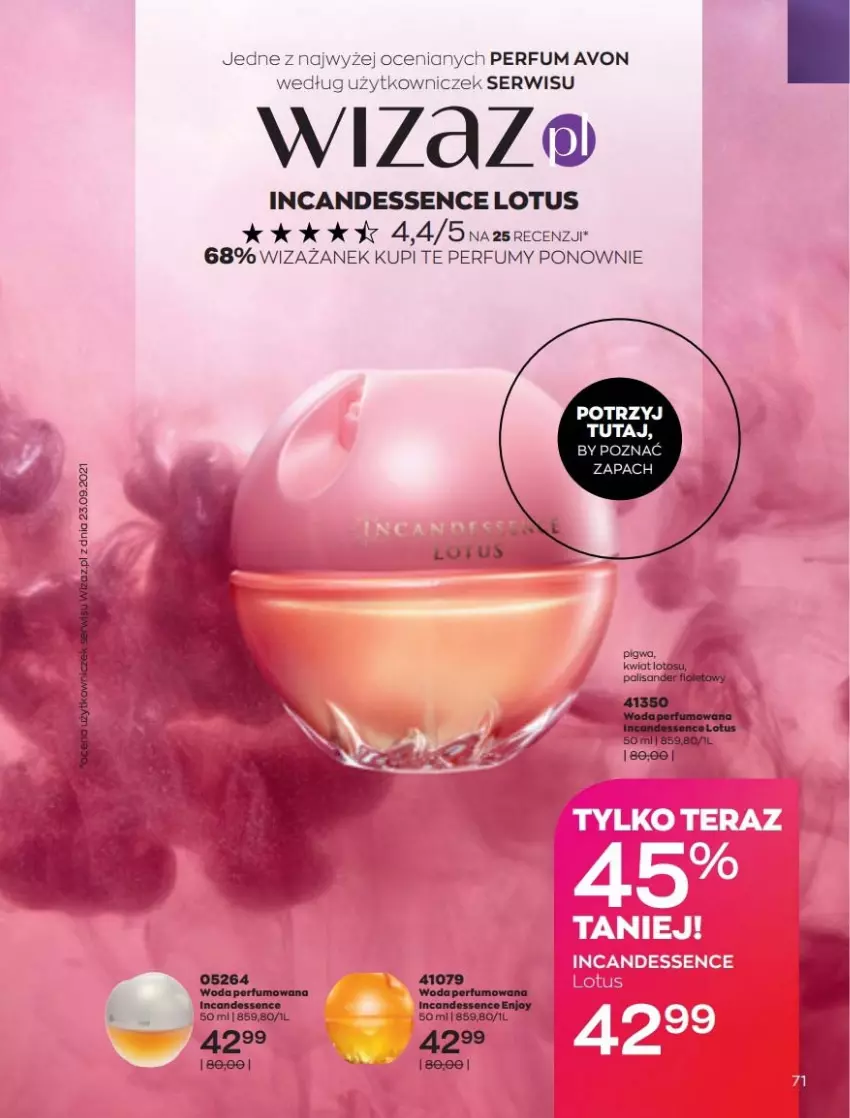 Gazetka promocyjna Avon - Katalog Avon 3/2022 kampania marzec - ważna 01.03 do 31.03.2022 - strona 71 - produkty: Perfum, Ser