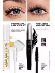 Gazetka promocyjna Avon - Katalog Avon 3/2022 kampania marzec - Gazetka - ważna od 31.03 do 31.03.2022 - strona 118 - produkty: Baza pod tusz, Tusz, Lack, Olej