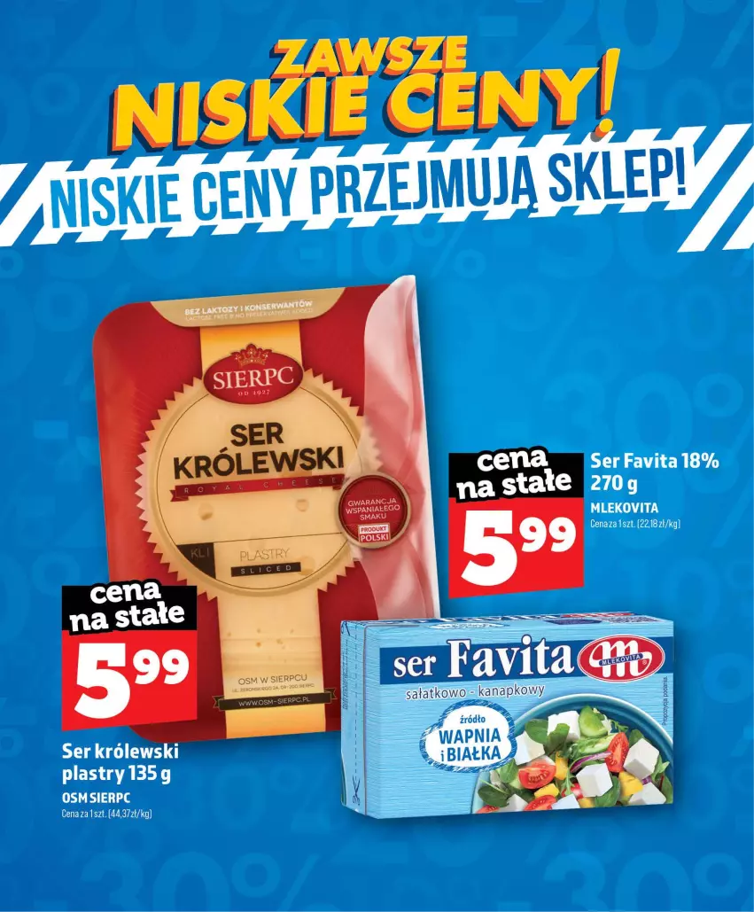 Gazetka promocyjna Topaz - Gazetka - ważna 01.07 do 30.09.2026 - strona 13 - produkty: Fa, Favita, Królewski, Mleko, Mlekovita, Sałat, Ser, Vita C