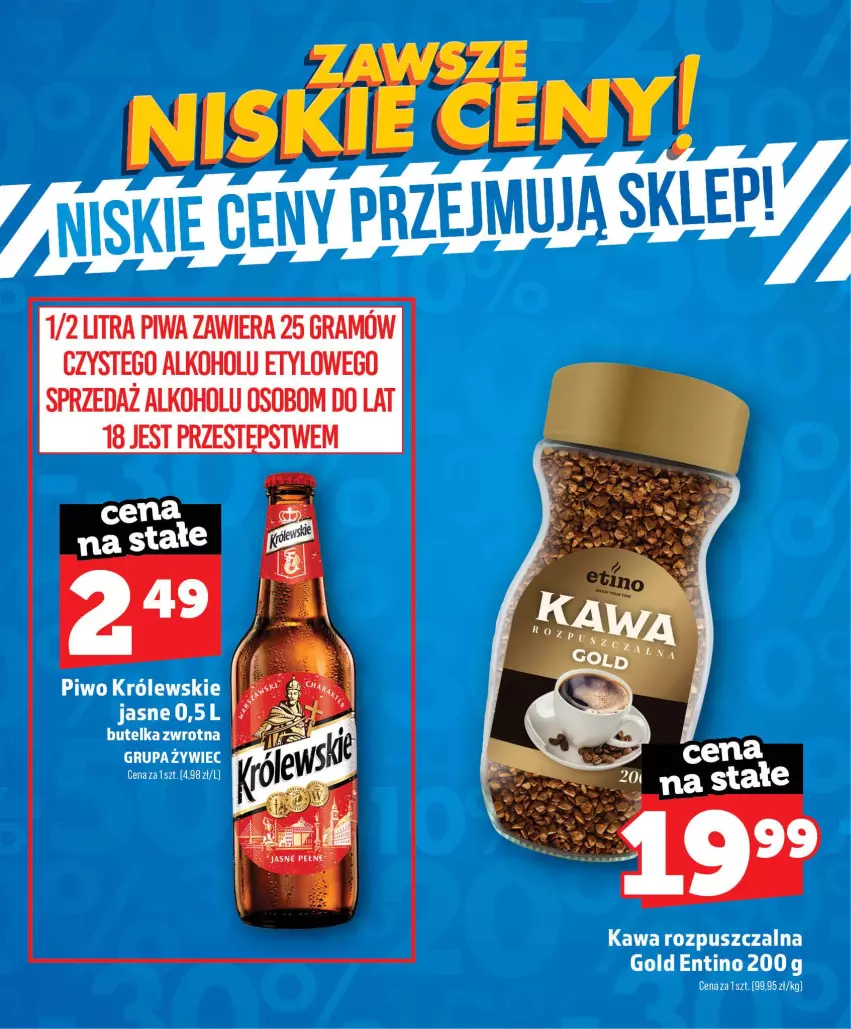 Gazetka promocyjna Topaz - Gazetka - ważna 01.07 do 30.09.2026 - strona 63 - produkty: Kawa, Kawa rozpuszczalna, Królewski, Piwo
