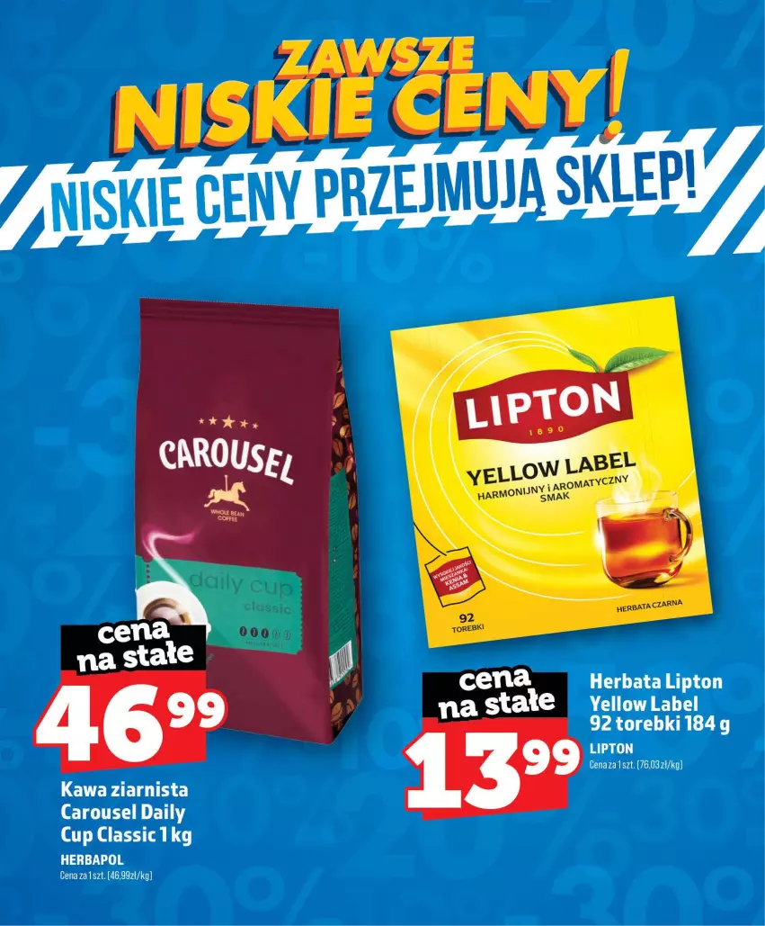 Gazetka promocyjna Topaz - Gazetka - ważna 01.07 do 30.09.2026 - strona 65 - produkty: Herbapol, Herbata, Kawa, Kawa ziarnista, Lipton