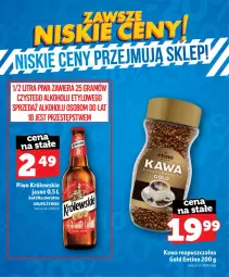 Gazetka promocyjna Topaz - Gazetka - Gazetka - ważna od 30.09 do 30.09.2026 - strona 63 - produkty: Piwo, Kawa rozpuszczalna, Królewski, Kawa