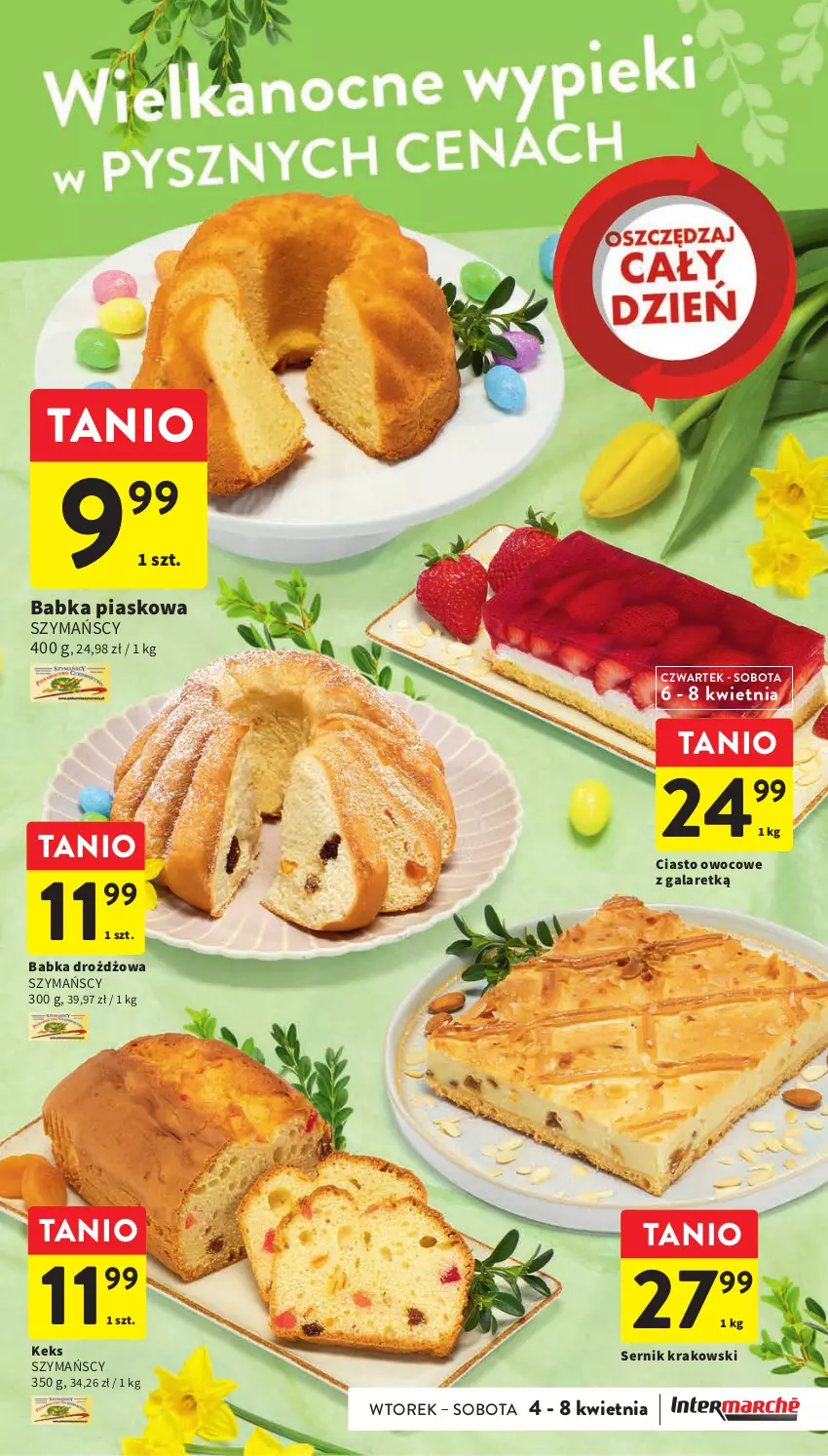 Gazetka promocyjna Intermarche - Gazetka Intermarche - ważna 04.04 do 11.04.2023 - strona 11 - produkty: Babka, Gala, Ser