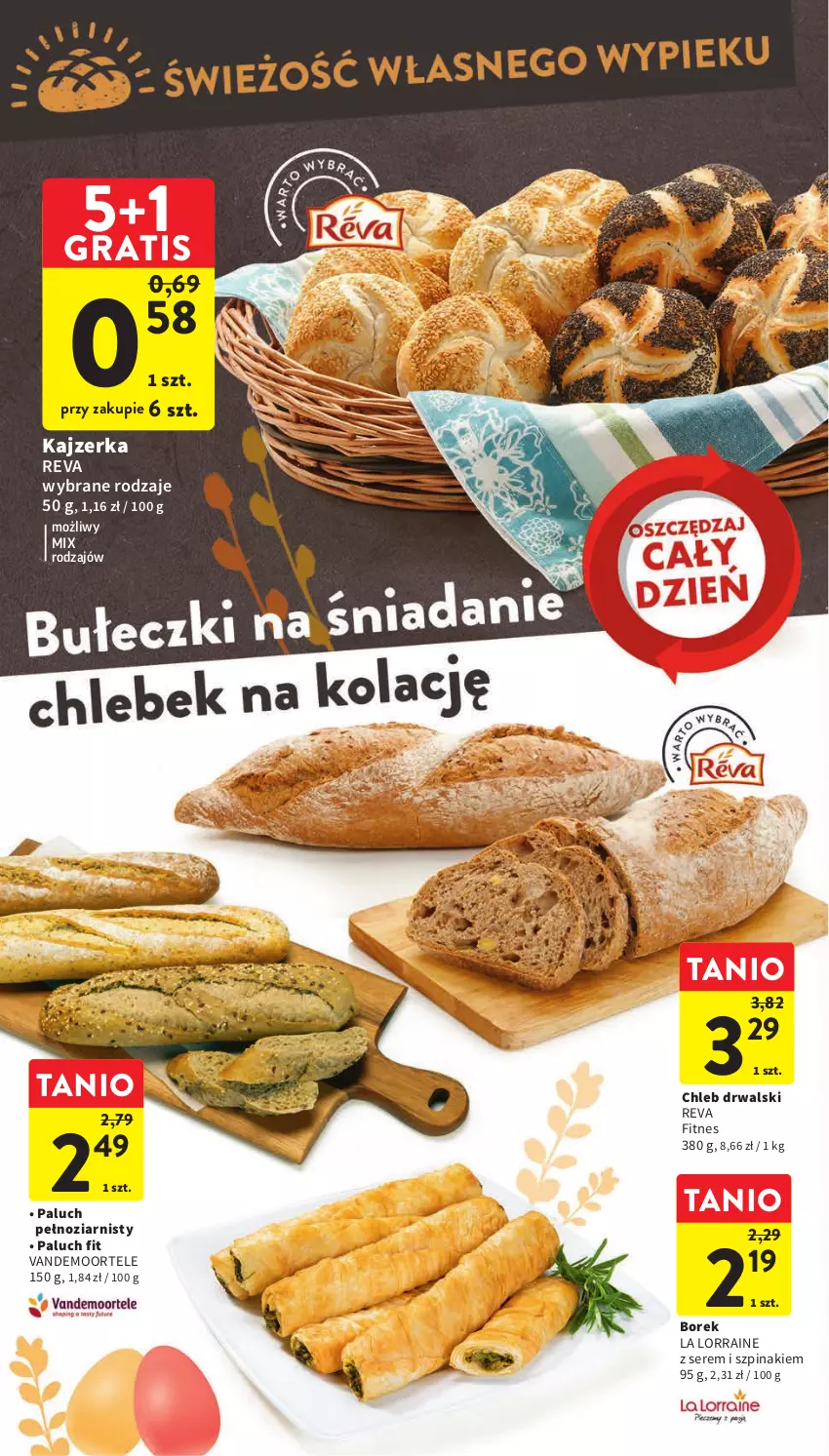 Gazetka promocyjna Intermarche - Gazetka Intermarche - ważna 04.04 do 11.04.2023 - strona 30 - produkty: Chleb, Gra, Kajzerka, Ser, Szpinak