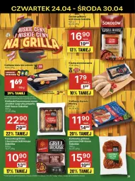 Gazetka promocyjna Delikatesy Centrum - Franczyza DC17 Czwartek - Gazetka - ważna od 30.04 do 30.04.2025 - strona 26 - produkty: Cheddar, Sok, Ser, Rum, Sokołów, Kaszanka, Grill, Kasza, Fa