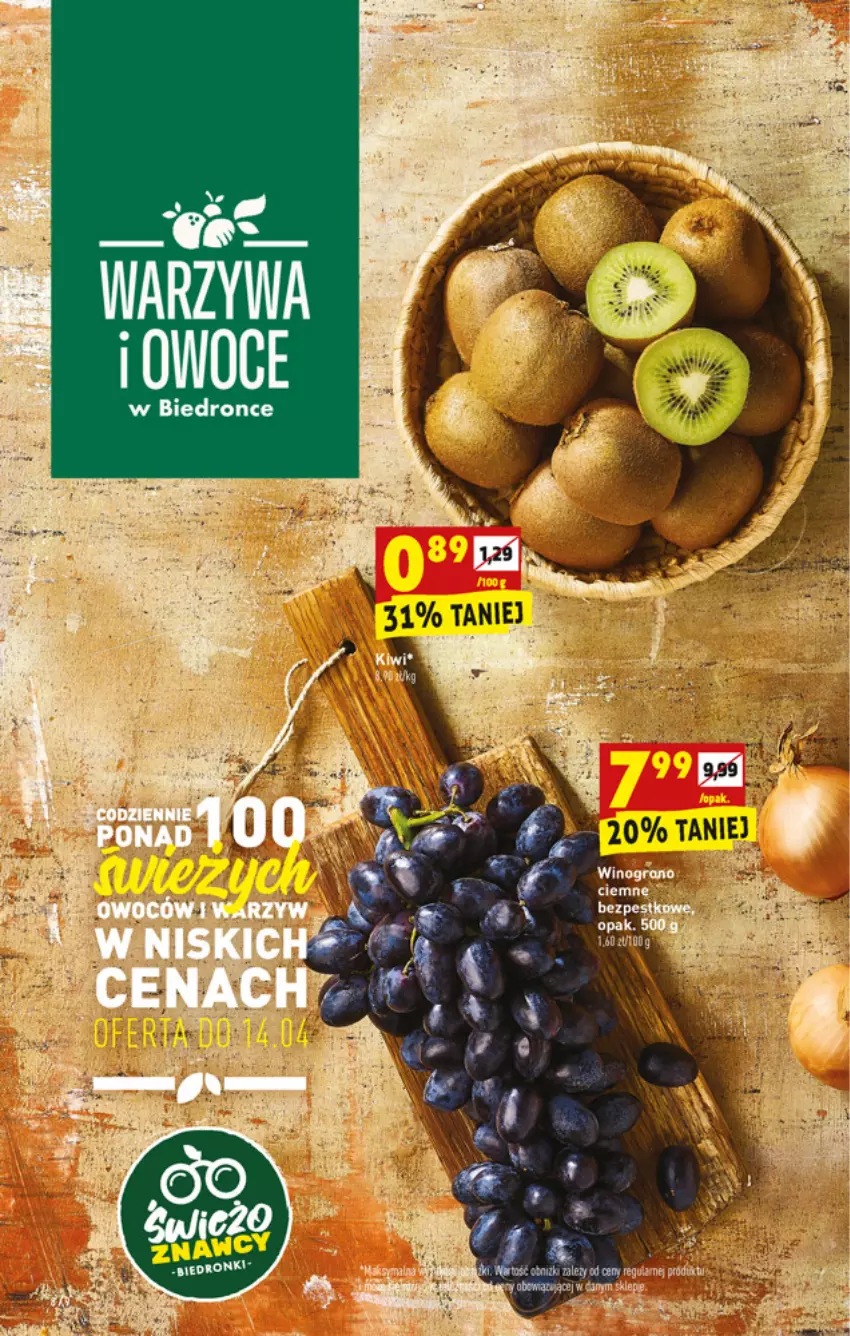 Gazetka promocyjna Biedronka - W tym tygodniu PN - ważna 12.04 do 17.04.2021 - strona 8 - produkty: Dron, Owoce, Warzywa, Warzywa i owoce