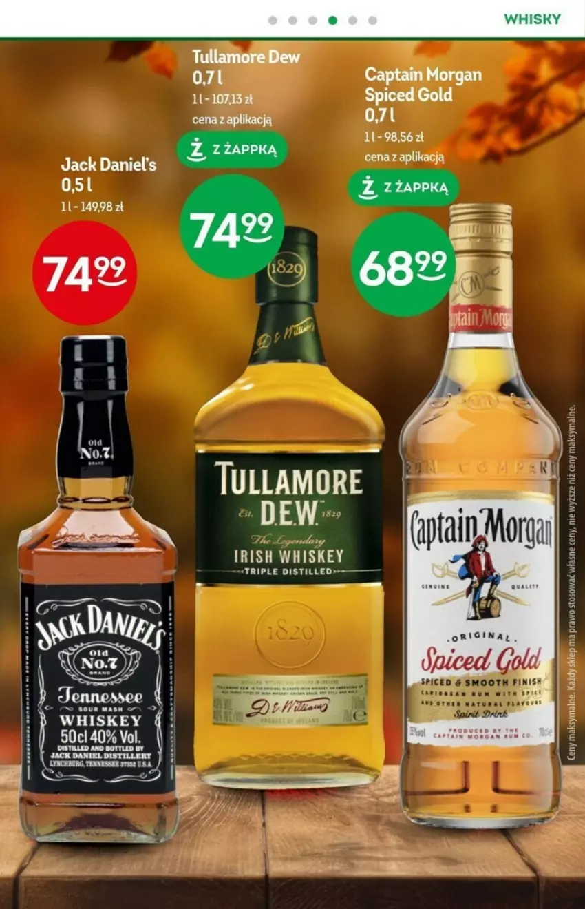 Gazetka promocyjna Żabka - ważna 15.11 do 21.11.2023 - strona 3 - produkty: Captain Morgan, Jack Daniel's, Whisky