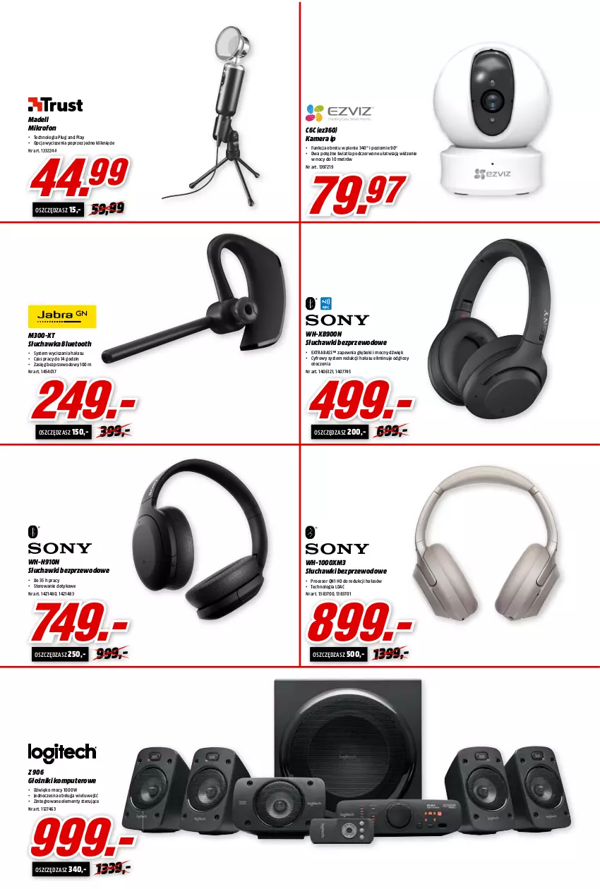 Gazetka promocyjna Media Markt - Gazetka Media Markt - ważna 20.07 do 02.08.2022 - strona 10 - produkty: Dell, Głośnik, Kamera, Komputer, Mikrofon, Procesor, Słuchawki, Słuchawki bezprzewodowe