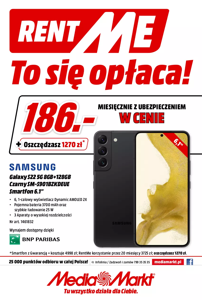 Gazetka promocyjna Media Markt - Gazetka Media Markt - ważna 20.07 do 02.08.2022 - strona 14 - produkty: Amol, Bateria, Gala, Kosz, Piec, Smartfon, Sok