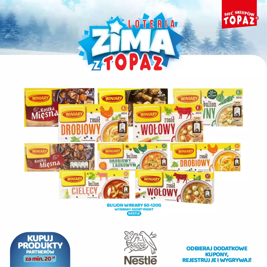 Gazetka promocyjna Topaz - Gazetka - ważna 02.12.2024 do 26.01.2025 - strona 37 - produkty: Bulion, Gry, Lion, Winiary