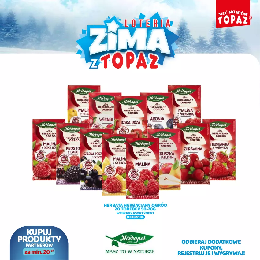 Gazetka promocyjna Topaz - Gazetka - ważna 02.12.2024 do 26.01.2025 - strona 65 - produkty: Gry, Herbapol, Herbata, Ogród